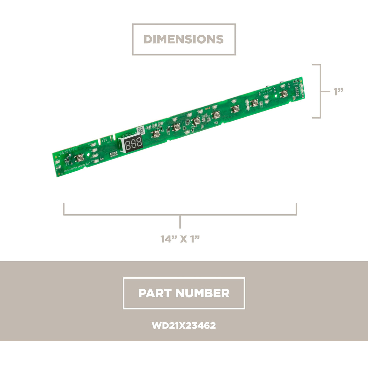 GE WD21X23462 Dishwasher User Interface