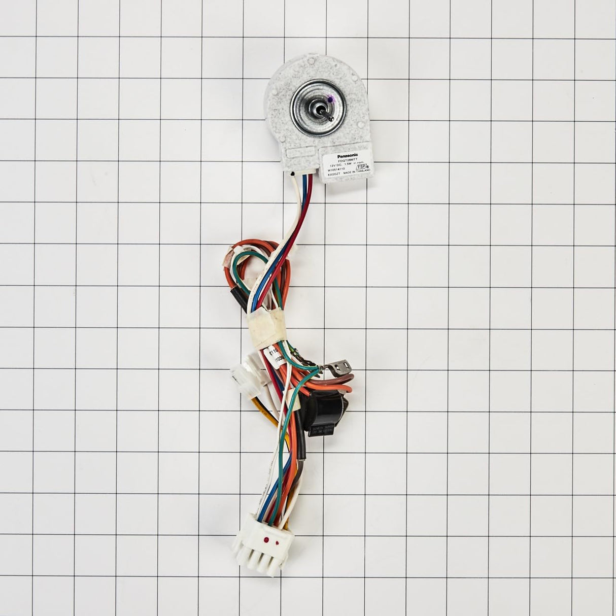 Whirlpool W11032800 Genuine OEM French Door Refrigerator Evaporator Fan Motor Assembly
