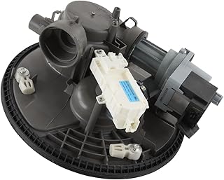 Whirlpool W11665769 OEM Replacement Part Dishwasher Pump and Motor Assembly, Gray