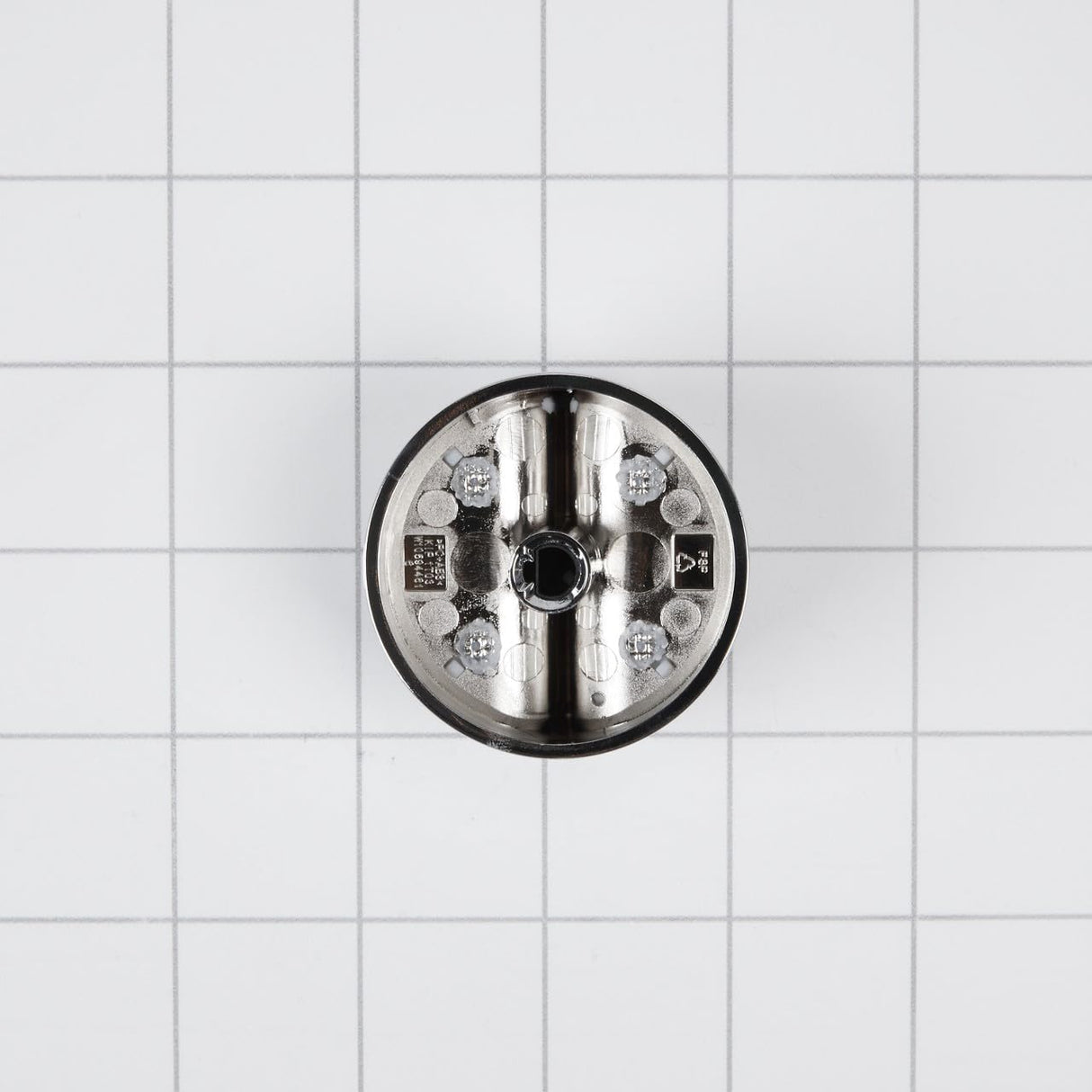 Whirlpool WPW10646805 Genuine OEM Range Control Knob in Stainless Steel