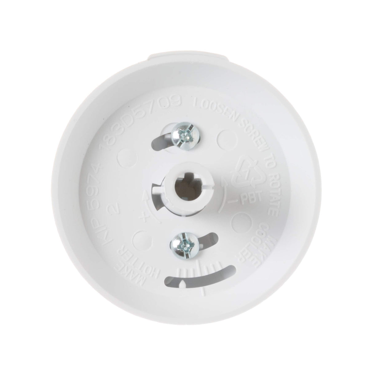 GE WB03K10036 Genuine OEM Control Knob (White)