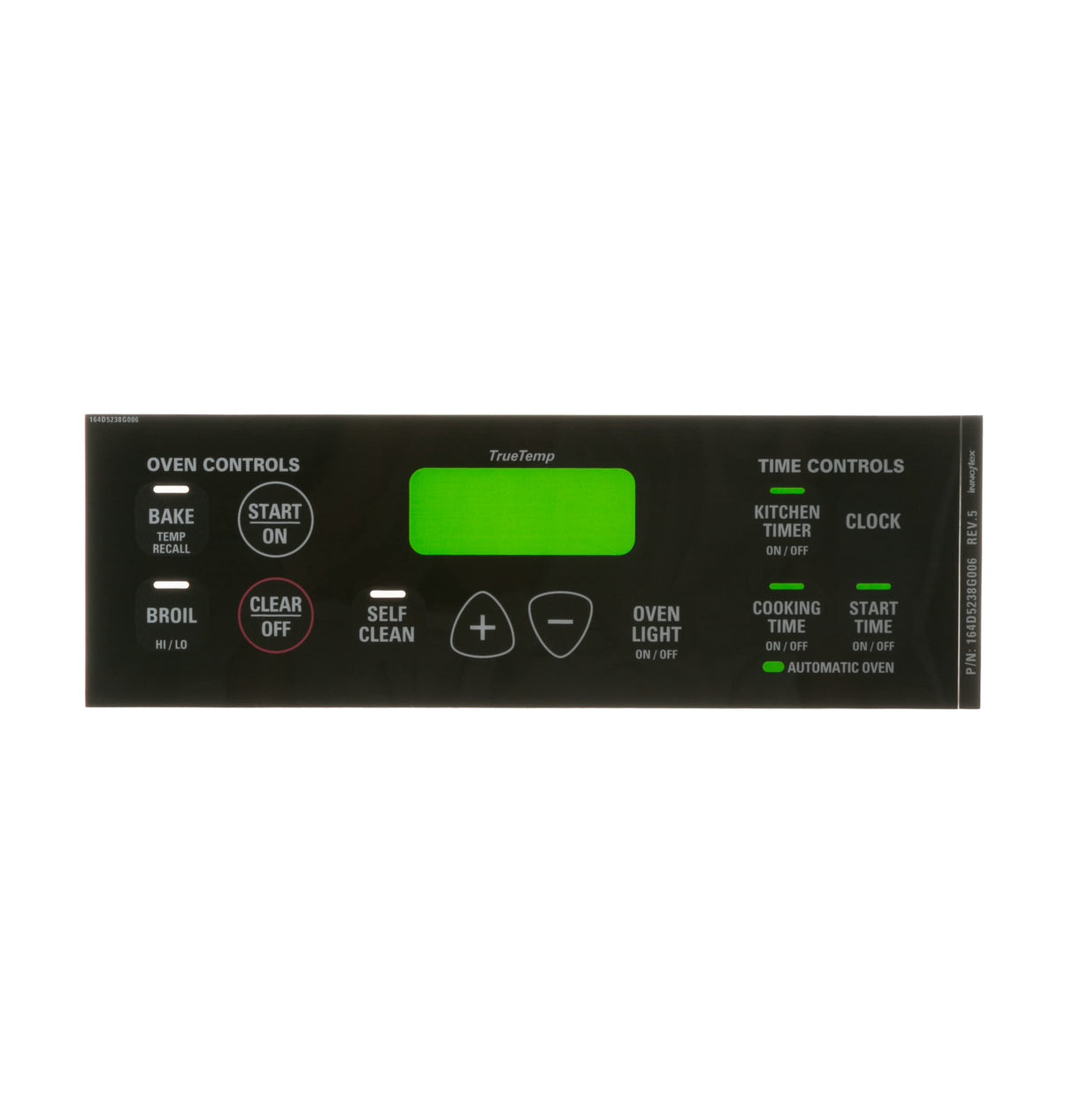 GE WB27T10513 Range Touchpad