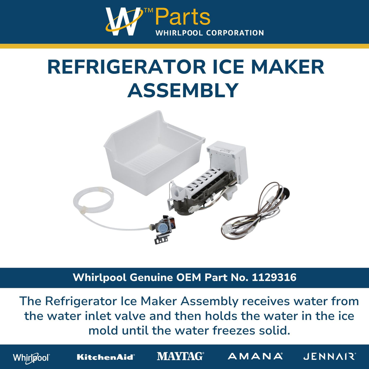 Whirlpool 1129316 Ice Maker Kit