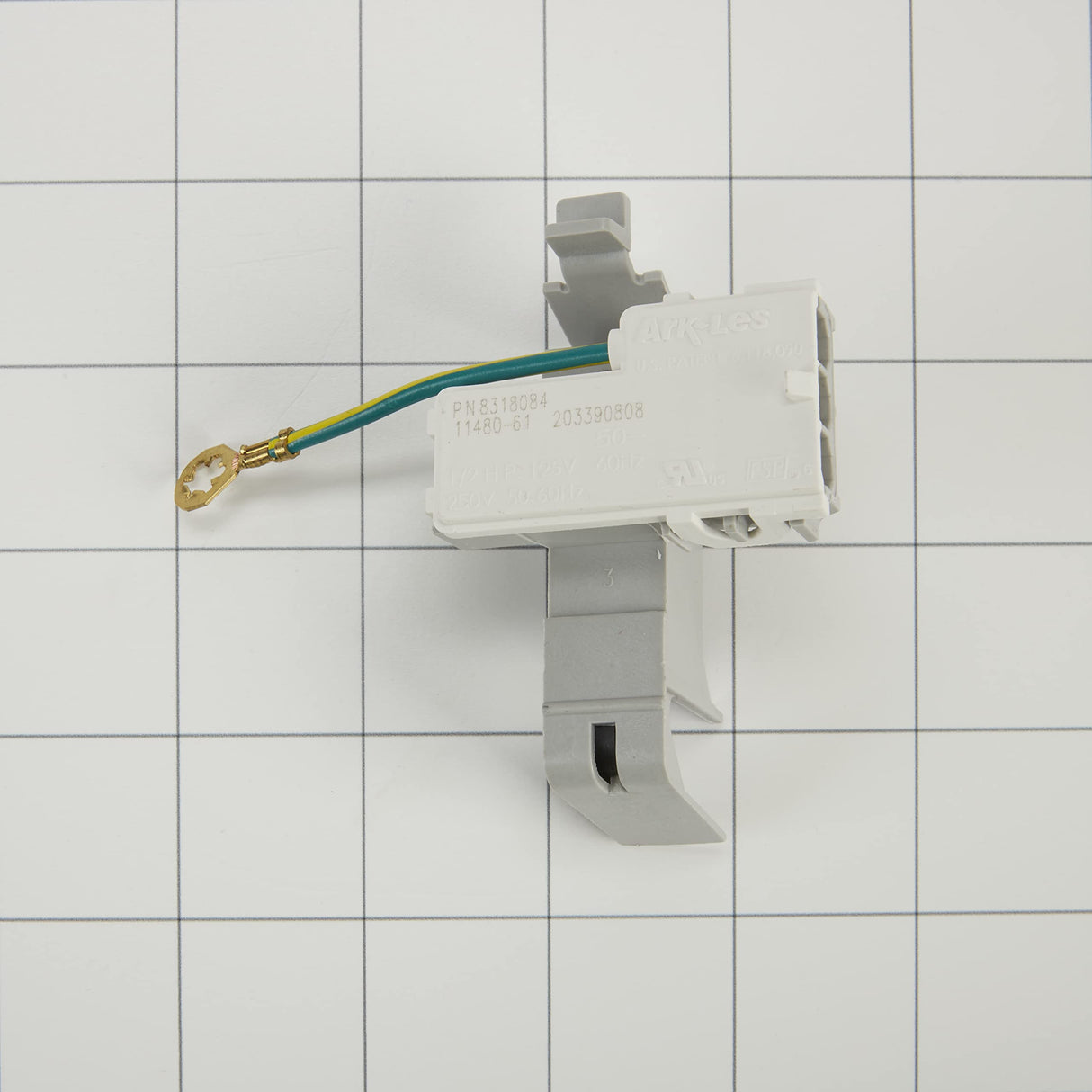 Whirlpool WP8318084 Lid Switch Assembly, White
