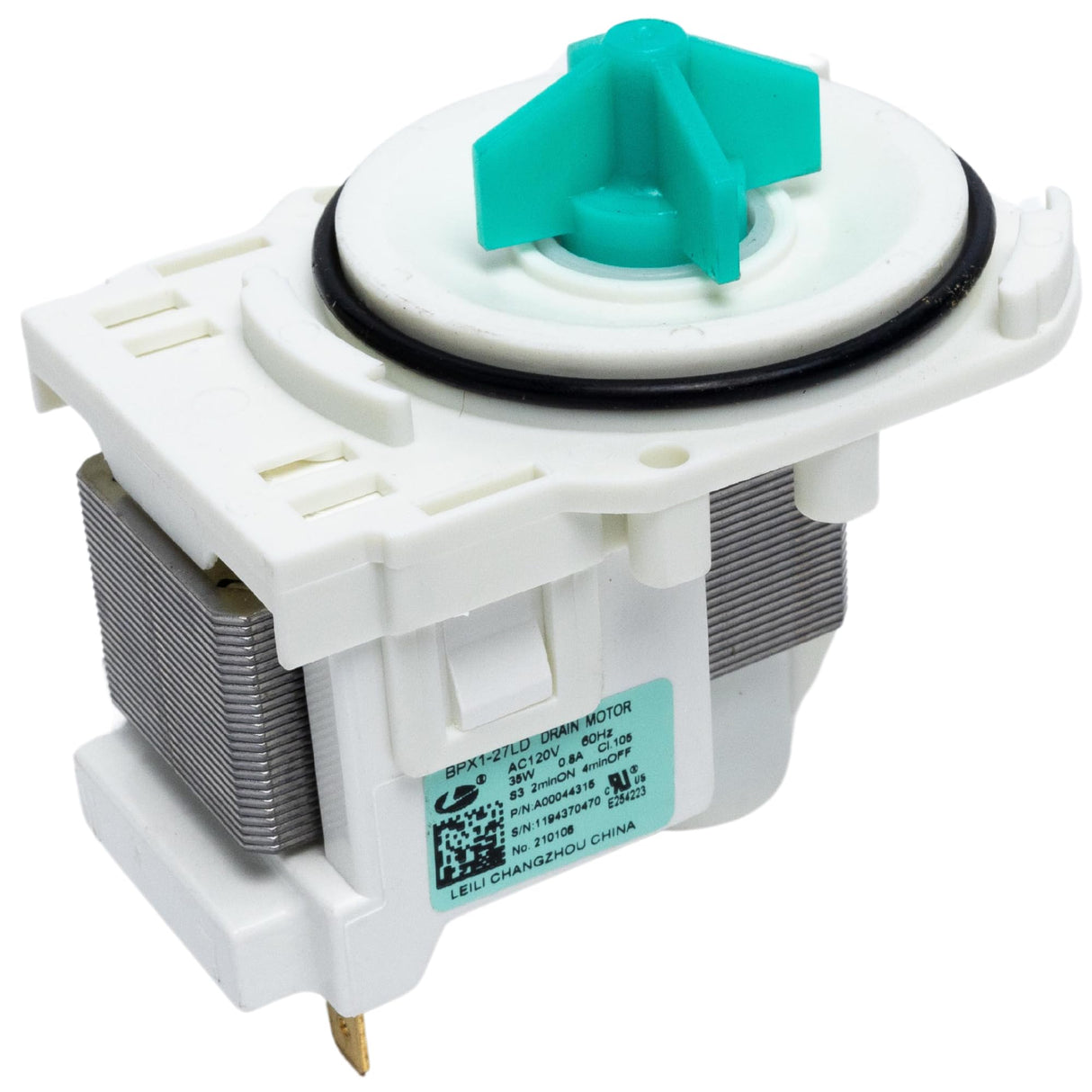 Frigidaire A00044305 Dishwasher Drain Pump Original Equipment (OEM) Part, White