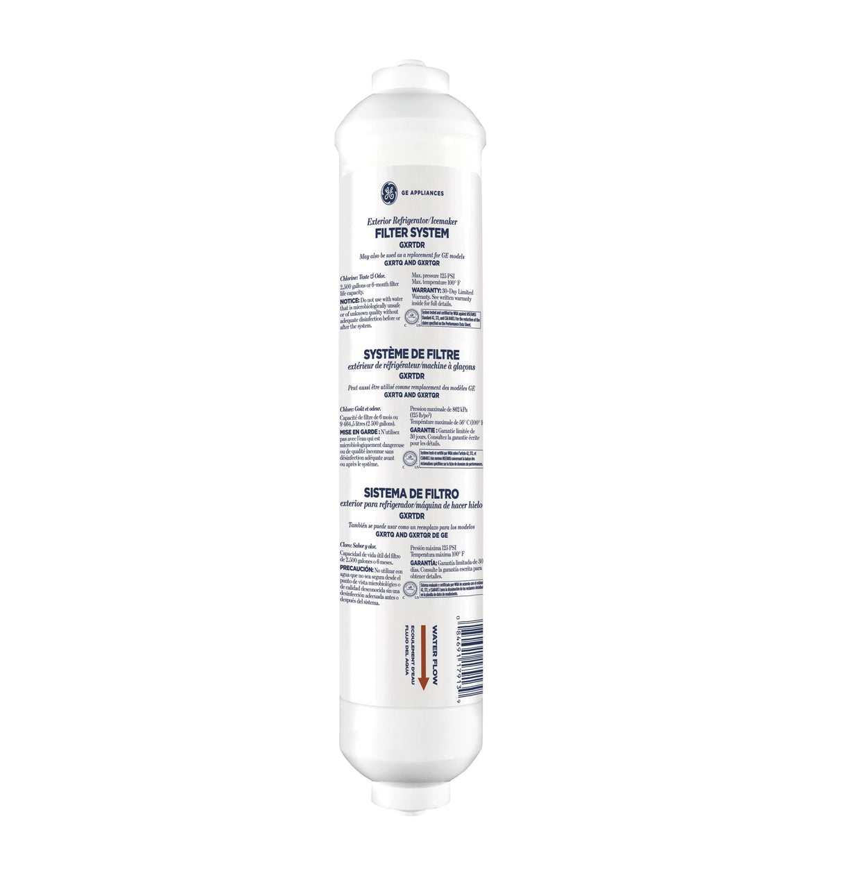 GE GXRTDR Genuine OEM Exterior Refrigerator/Icemaker Filtration System
