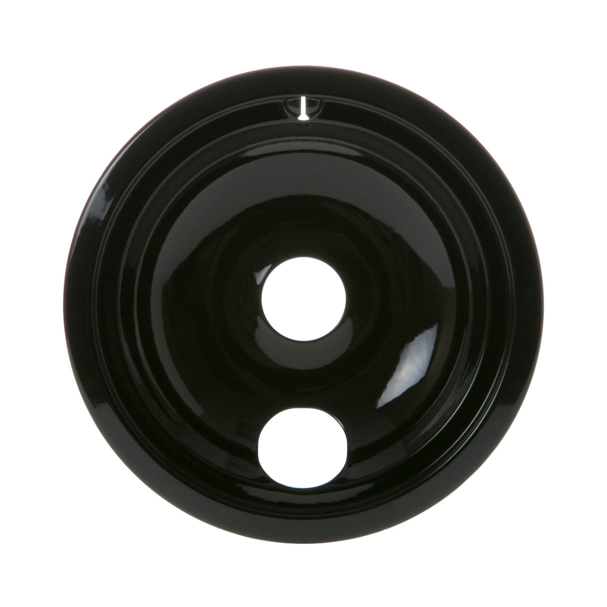 GE WB31T10015 Genuine OEM 8" Porcelain Burner Drip Bowl (Black)