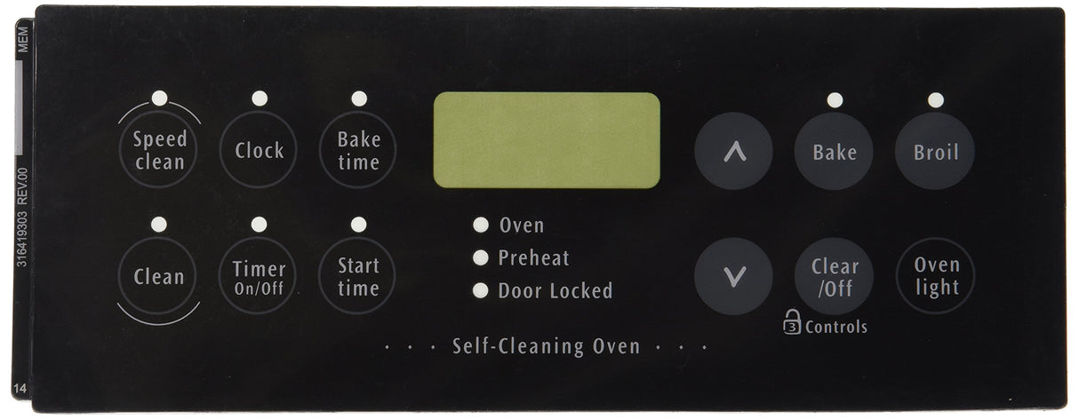 GENUINE Frigidaire 316419303 Overlay Range/Stove/Oven