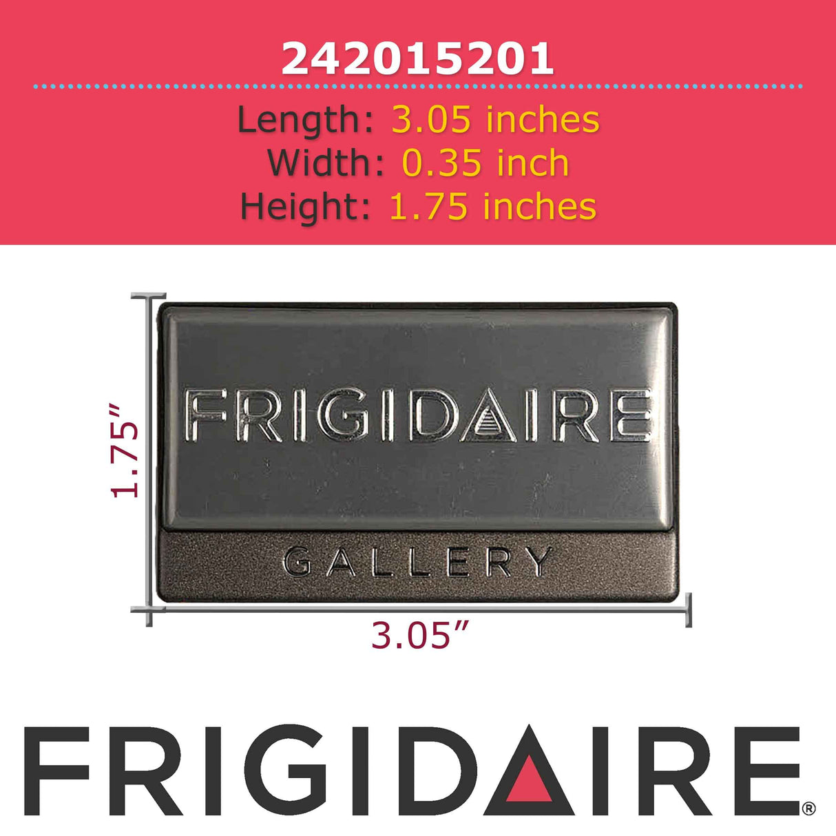 Frigidaire 242015201 Decals and Labels, 1 Count (Pack of 1)