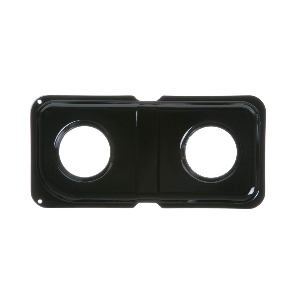 GE WB34K10010 Genuine OEM Porcelain Double Drip Pan (Black)