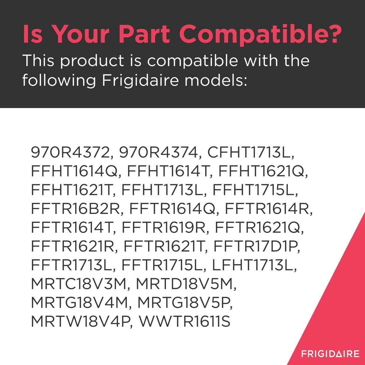 Frigidaire 242193204 Door Gasket