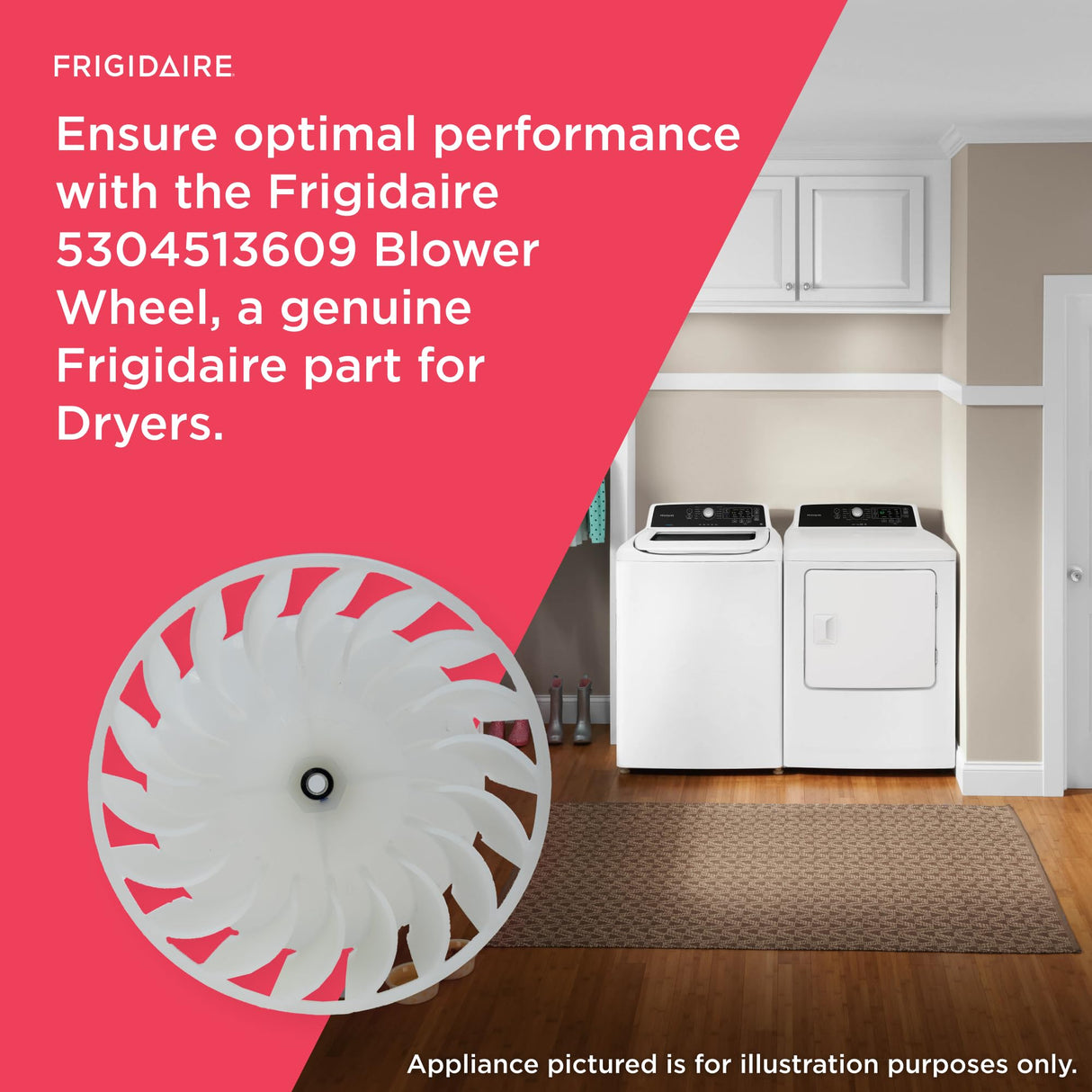 Frigidaire 5304513609 Blower Wheel