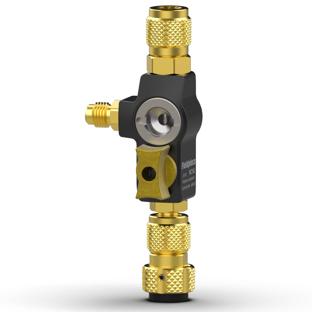 Fieldpiece - VC1G 1/4″ Valve Core Removal Tool with Sight Glass - Vacuum-Rated 20 microns & A2L Compatible - HVAC Tools