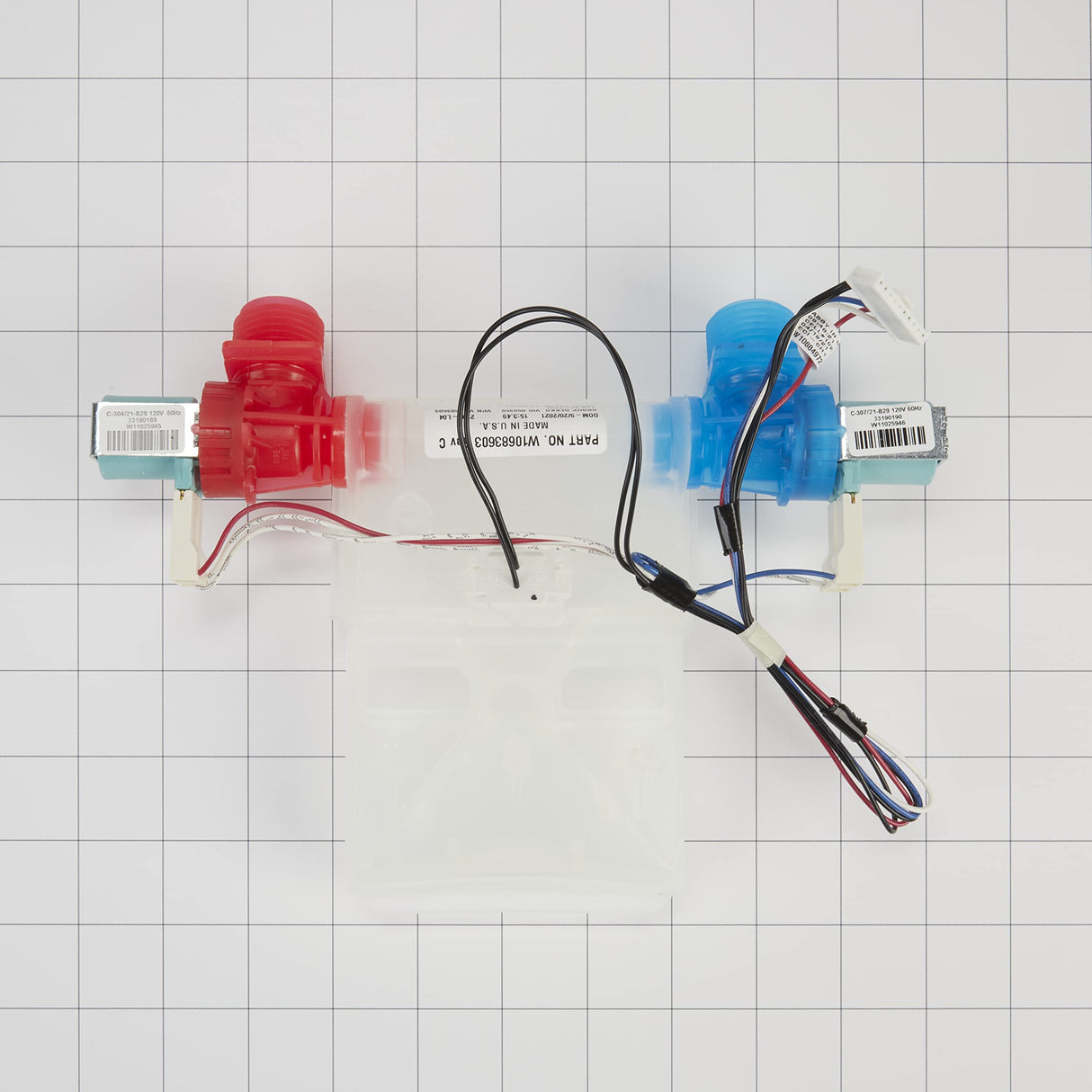 Whirlpool WPW10683603 Genuine OEM Top Load Washer Water Inlet Valve