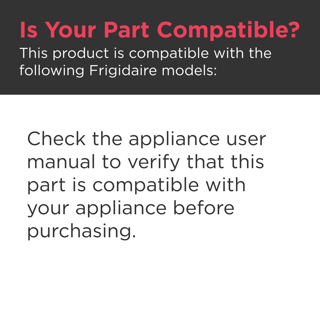 Frigidaire 134743500 Frigidare Control Board