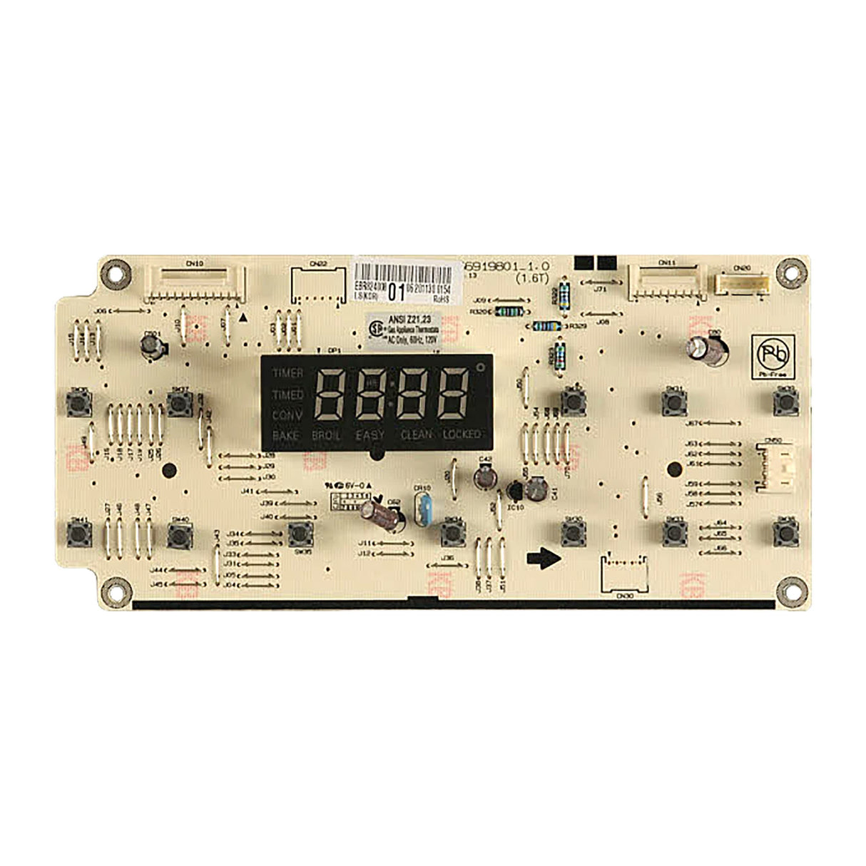 LG EBR82400801 Range Oven Control Board
