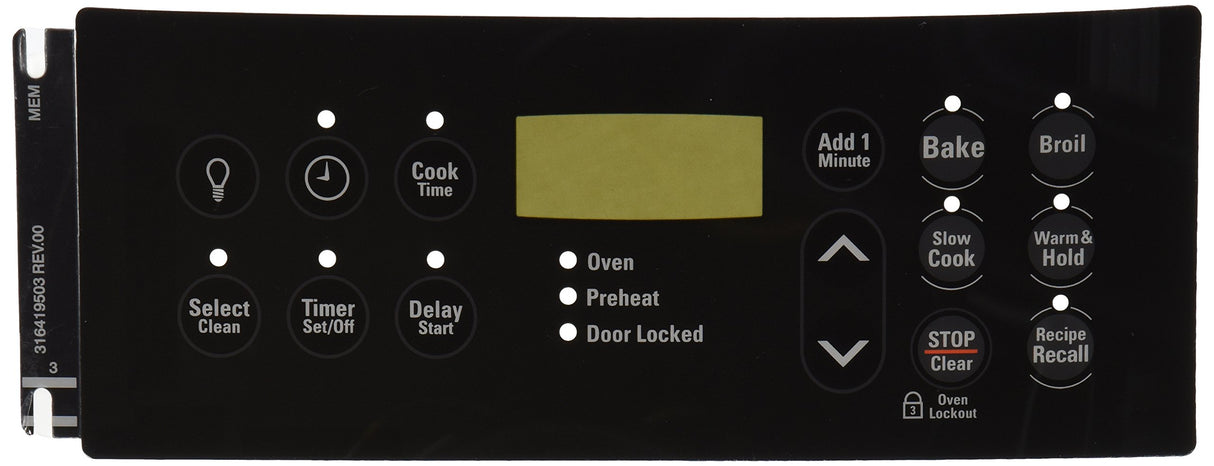 Frigidaire 316419503 Range/Stove/Oven Overlay Unit