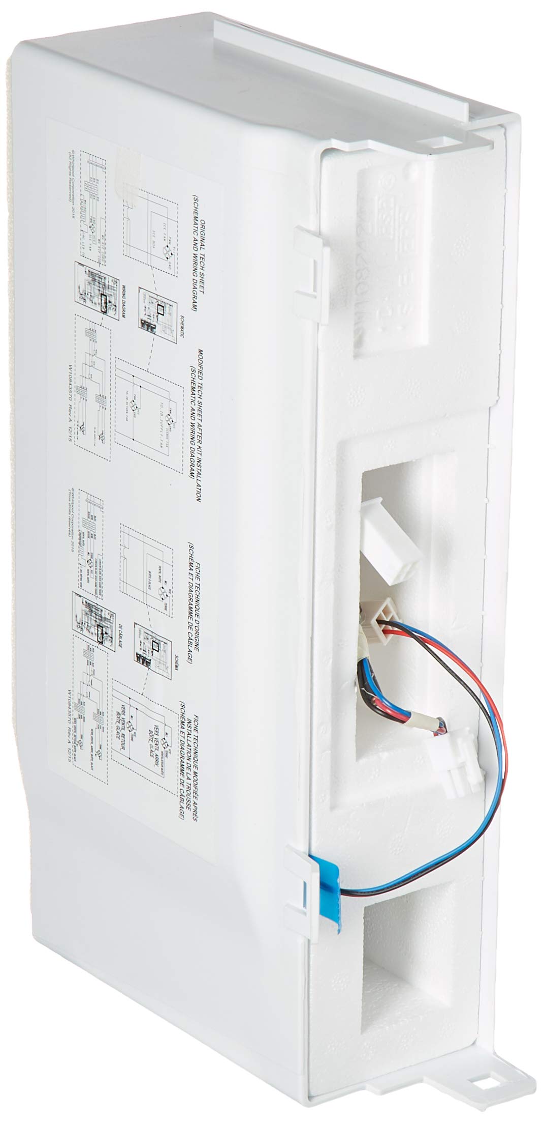 Whirlpool W10864518 Refrigerator Ice Box Adapter and Fan Motor Kit