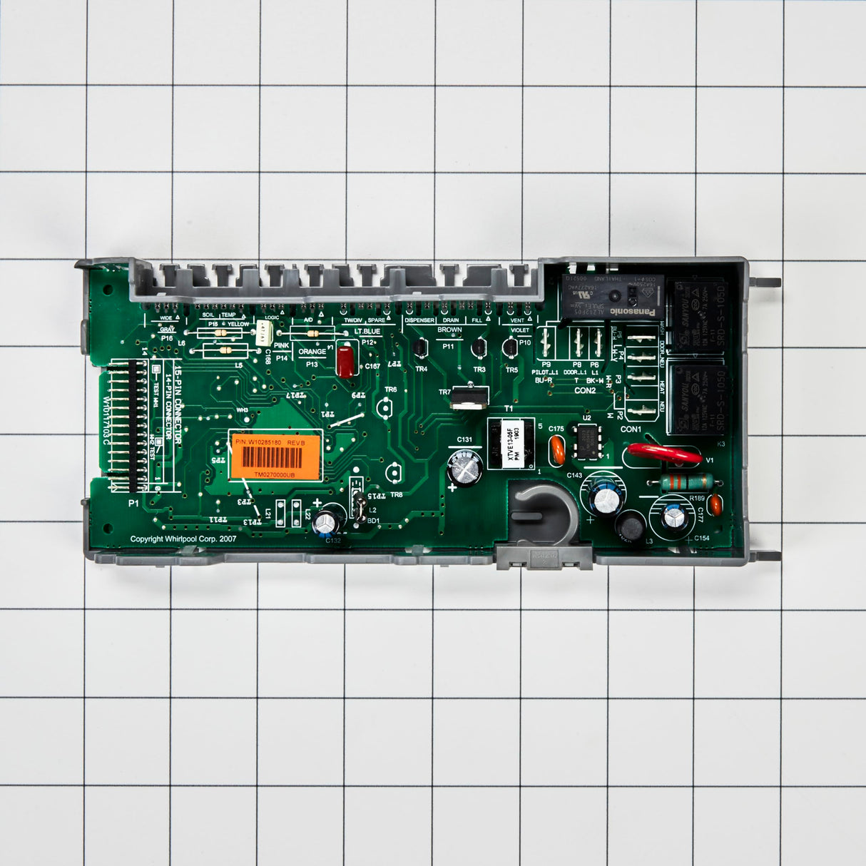 Whirlpool WPW10285180 Genuine OEM Dishwasher Electronic Control Board