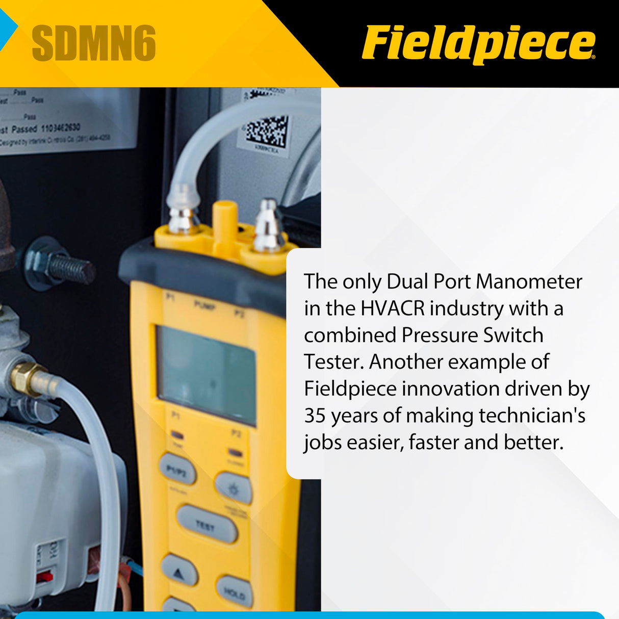 Fieldpiece SDMN6 Pressure Switch Tester