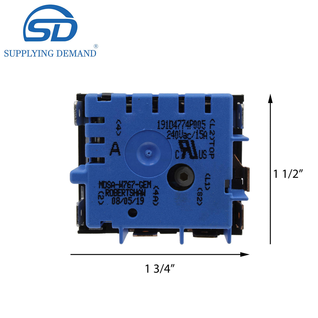 GE WB24X25013 Range Surface Element Control Switch