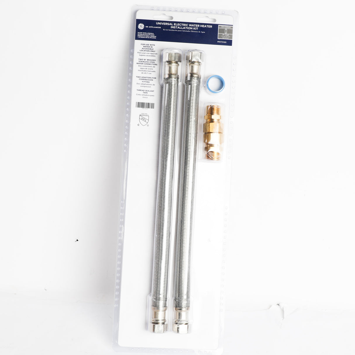GE PM77X101 Genuine OEM 18 Braided Electric Wh Connector Kit