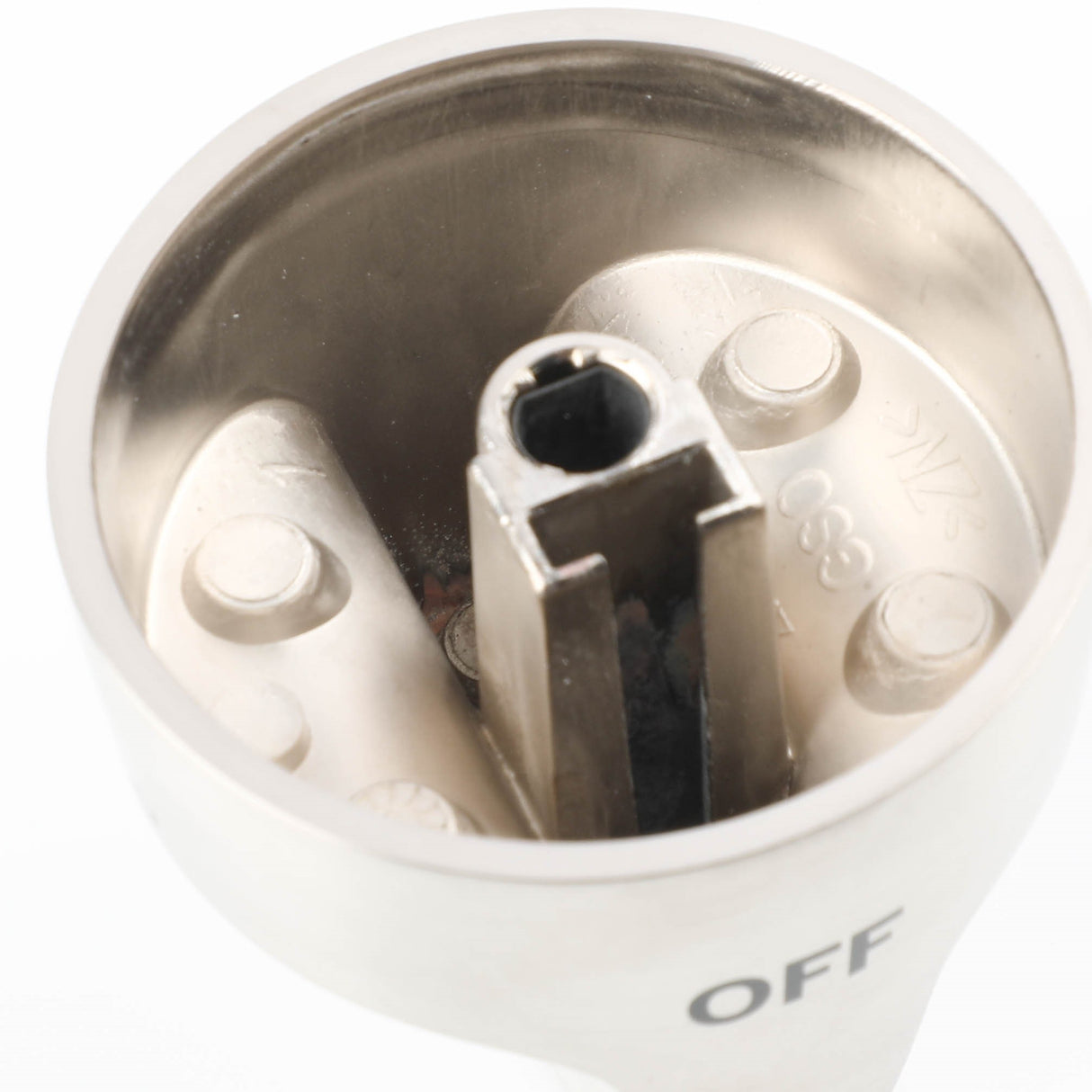 GE WB03X31672 Genuine OEM Brushed Ss Range Control Knob