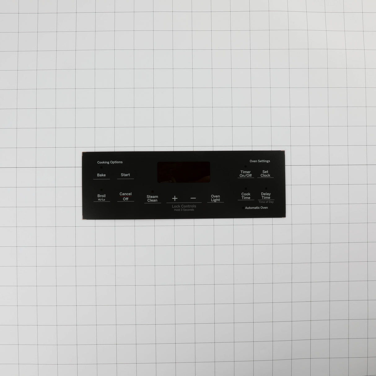 GE WB07X25217 Genuine OEM Range Control Panel - Black