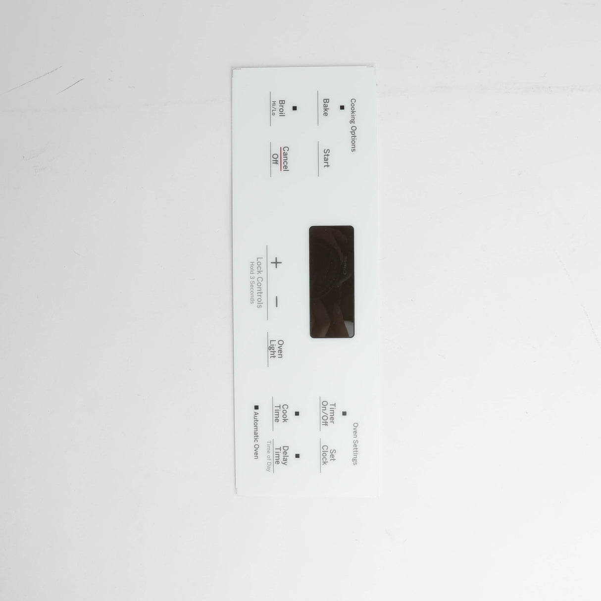 GE WB07X26699 Genuine OEM Overlay T09