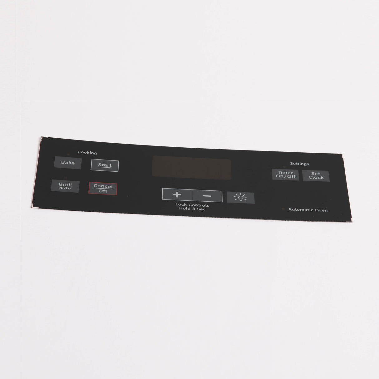 GE WB07X31451 Genuine OEM Black Overlay T09