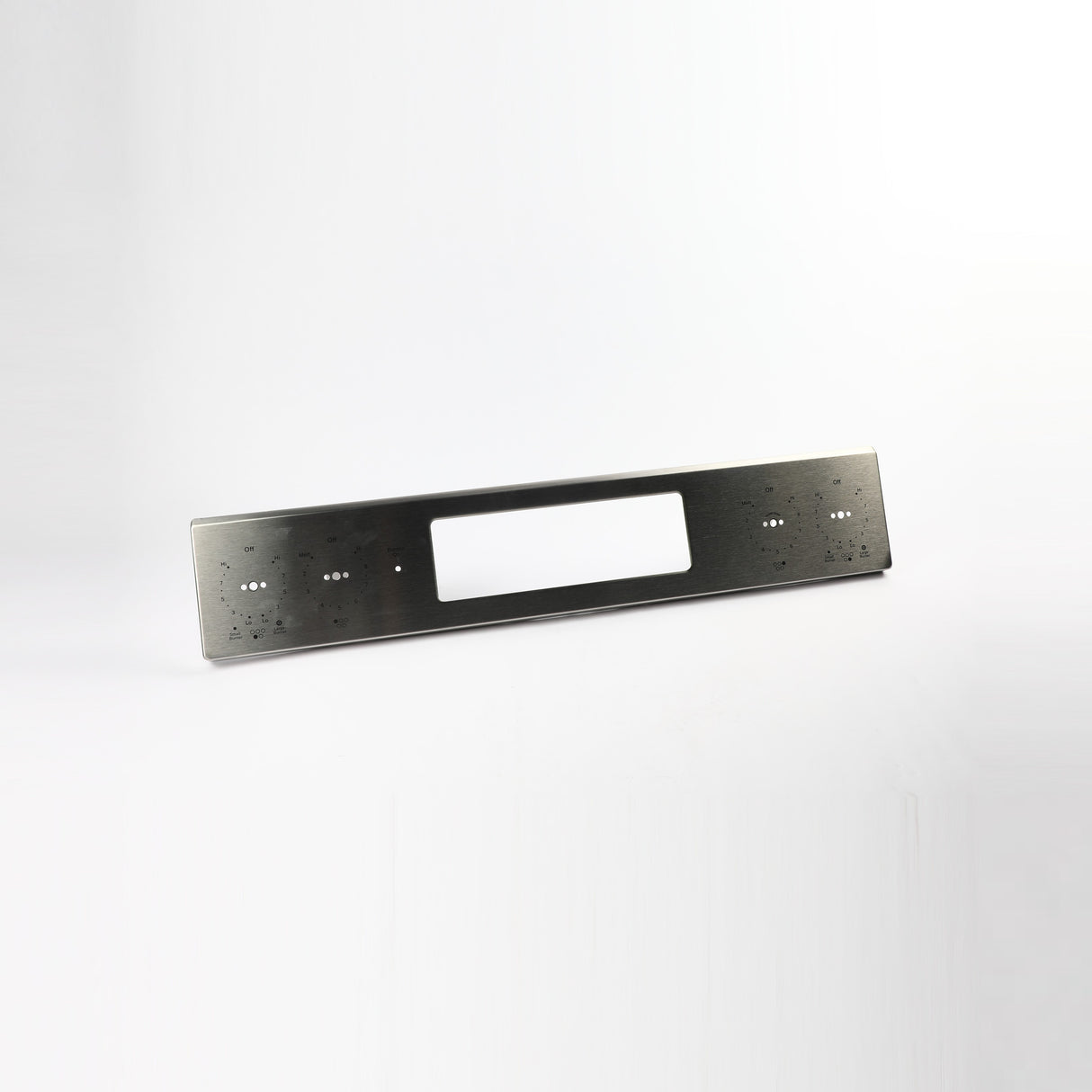 GE WB07X33621 Genuine OEM Stainless Control Panel Overlay