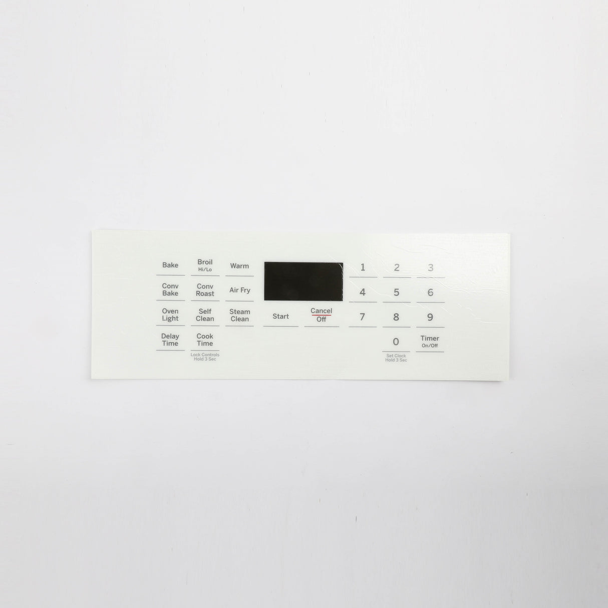 GE WB07X38050 Genuine OEM White Overlay Rc19