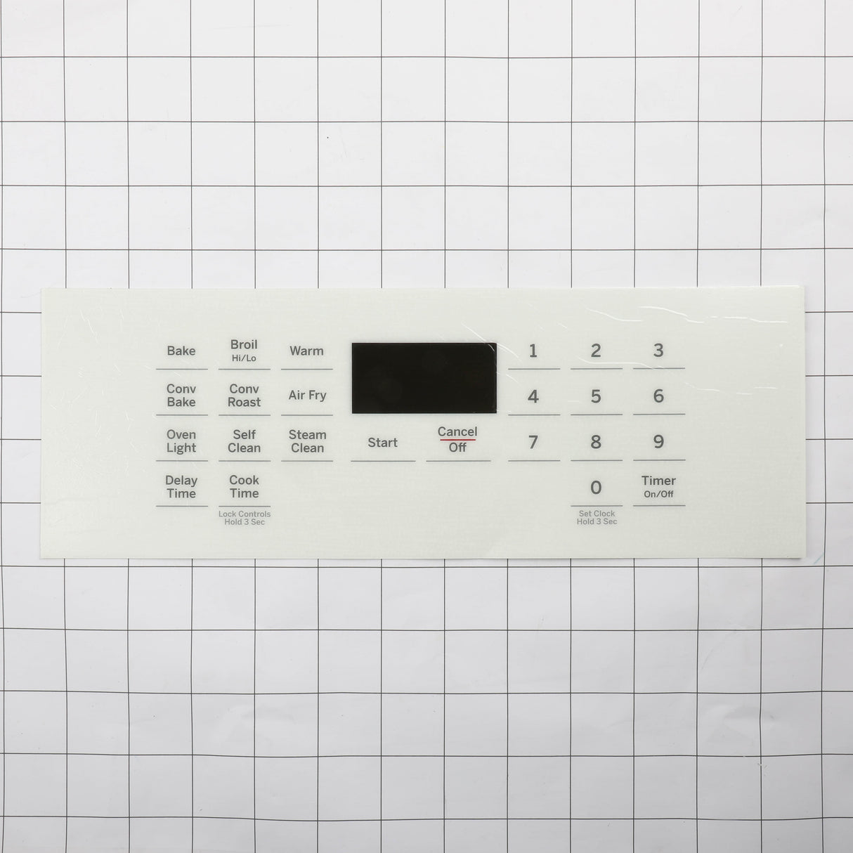 GE WB07X38050 Genuine OEM White Overlay Rc19