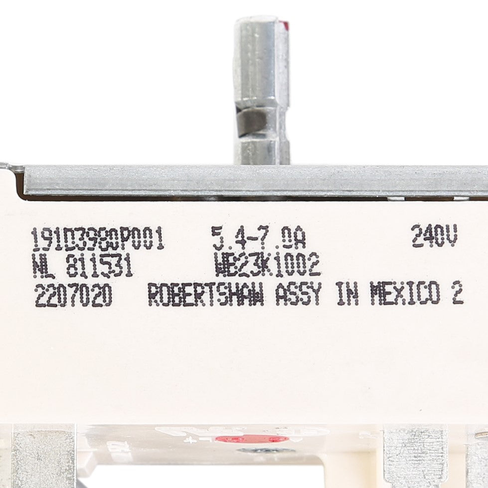 GE WB23K10002 Genuine OEM Range 6 Burner Control Switch