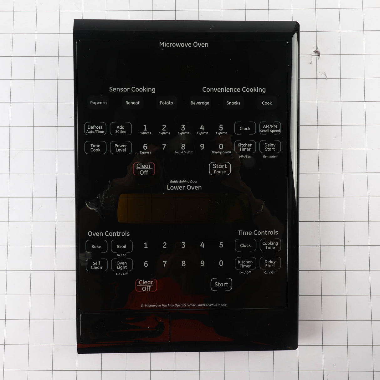 GE WB27T11346 Genuine OEM Control Panel Asm