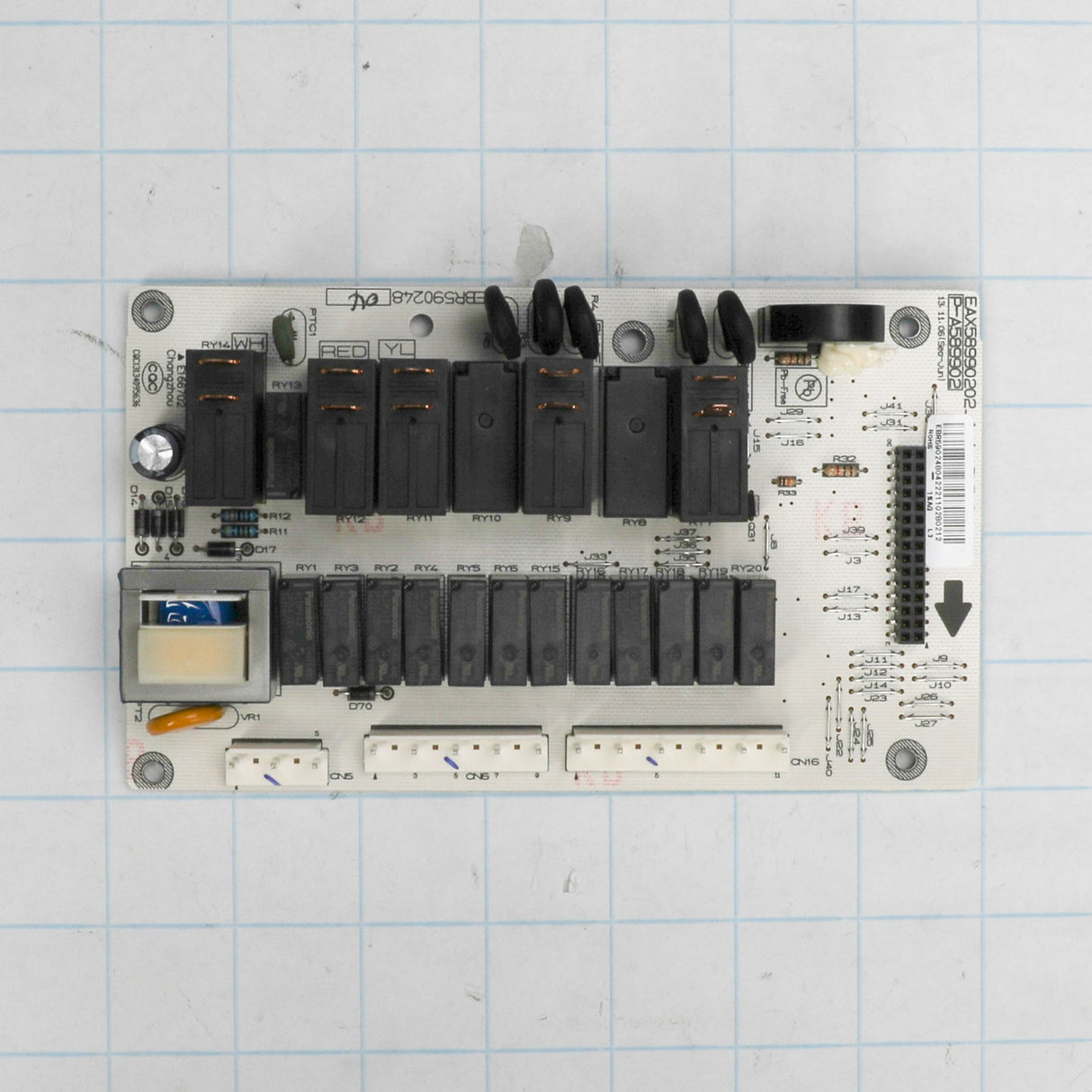 GE WB27X32796 Genuine OEM Relay Board