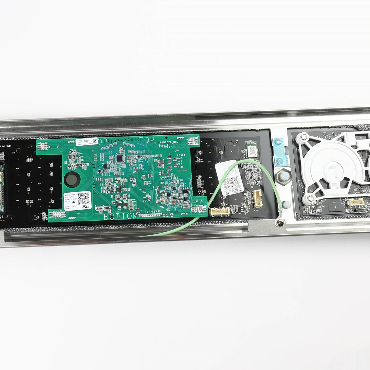 GE WB27X43576 Genuine OEM Stainless Control Panel Overlay W/ Wifi