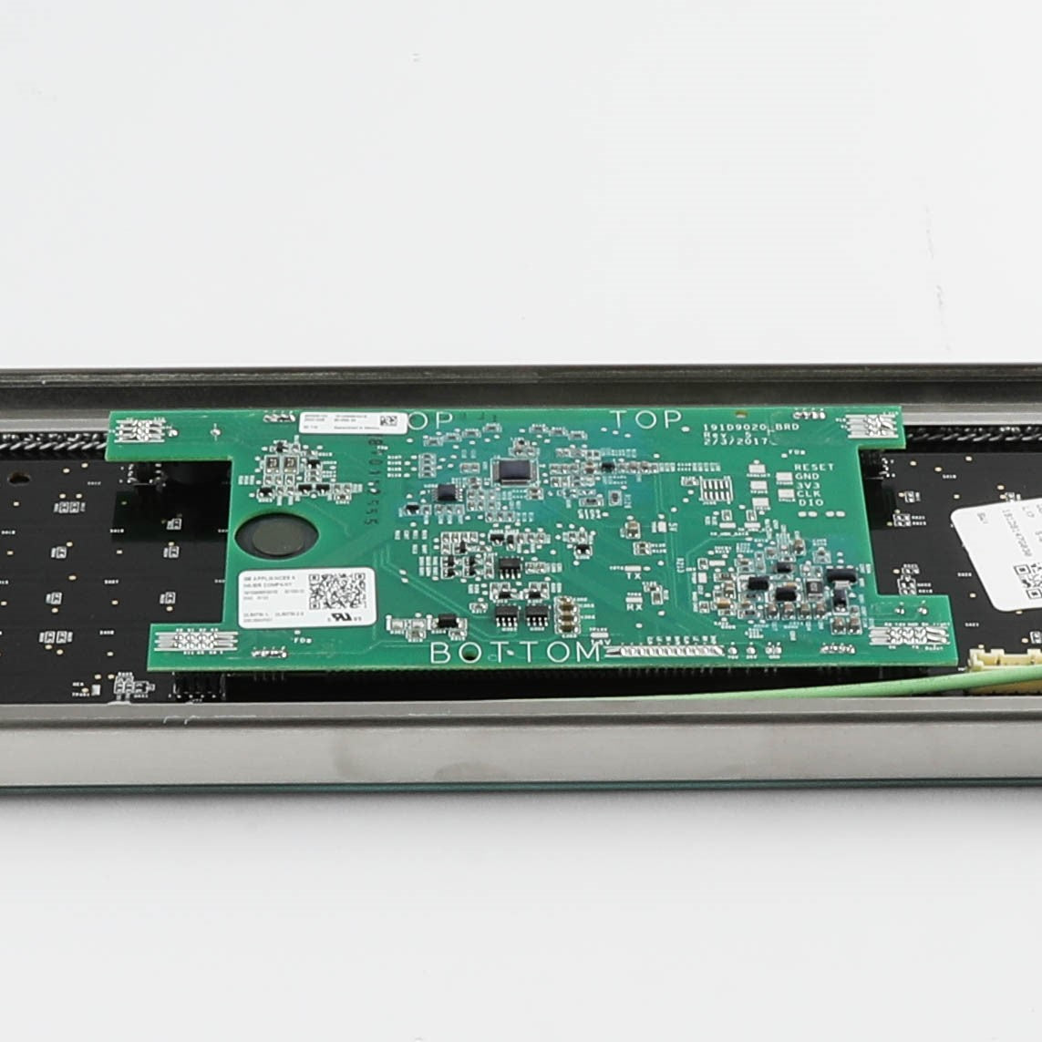 GE WB27X43579 Genuine OEM Stainless Control Panel Overlay W/ Wifi