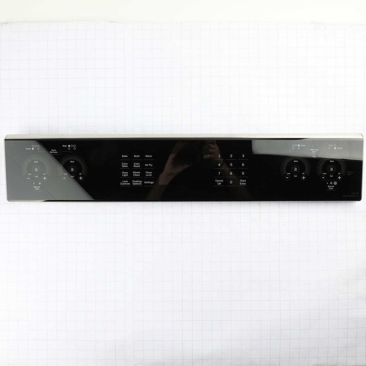 GE WB27X45306 Genuine OEM Control Panel Stainless
