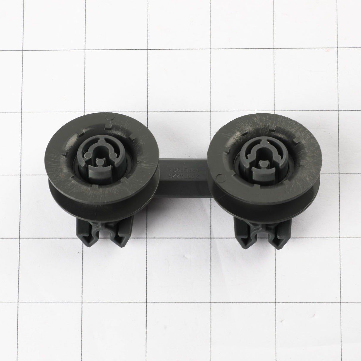 GE WD12X27743 Genuine OEM Upper Rack Roller And Stud Assembly