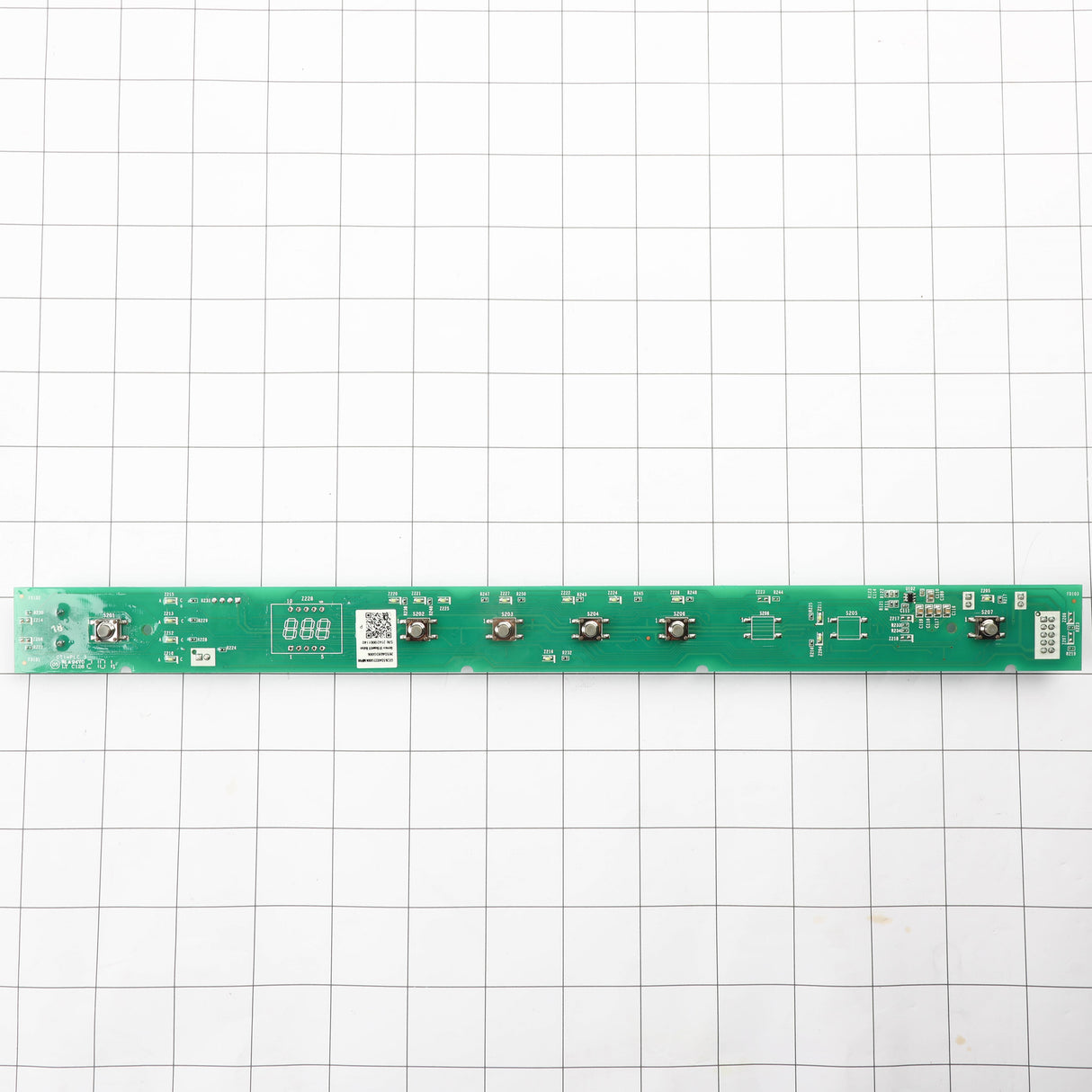 GE WD21X28000 Genuine OEM Configured Service 8 Butons Ui Board.