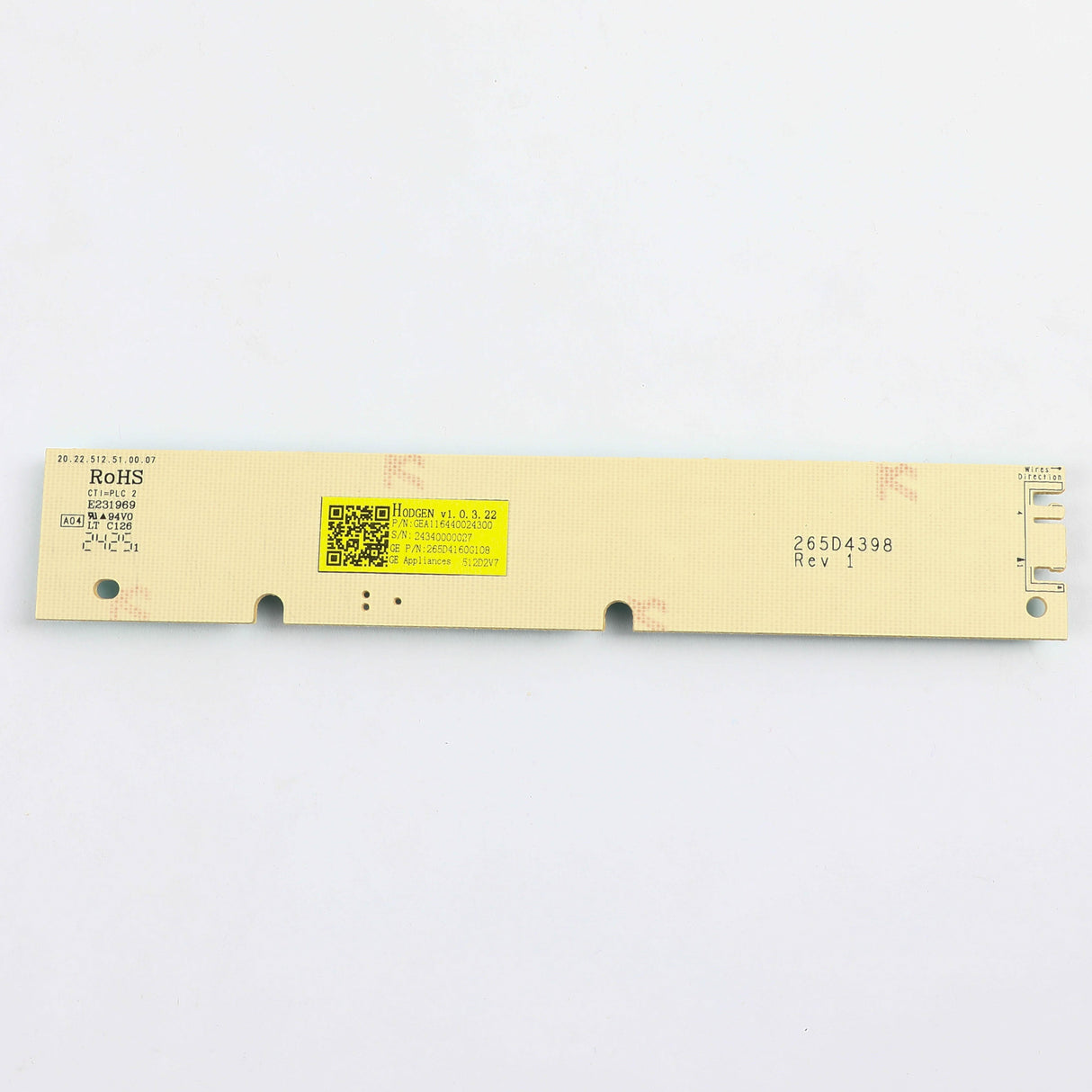 GE WD21X33549 Genuine OEM Configured Ui Control Board