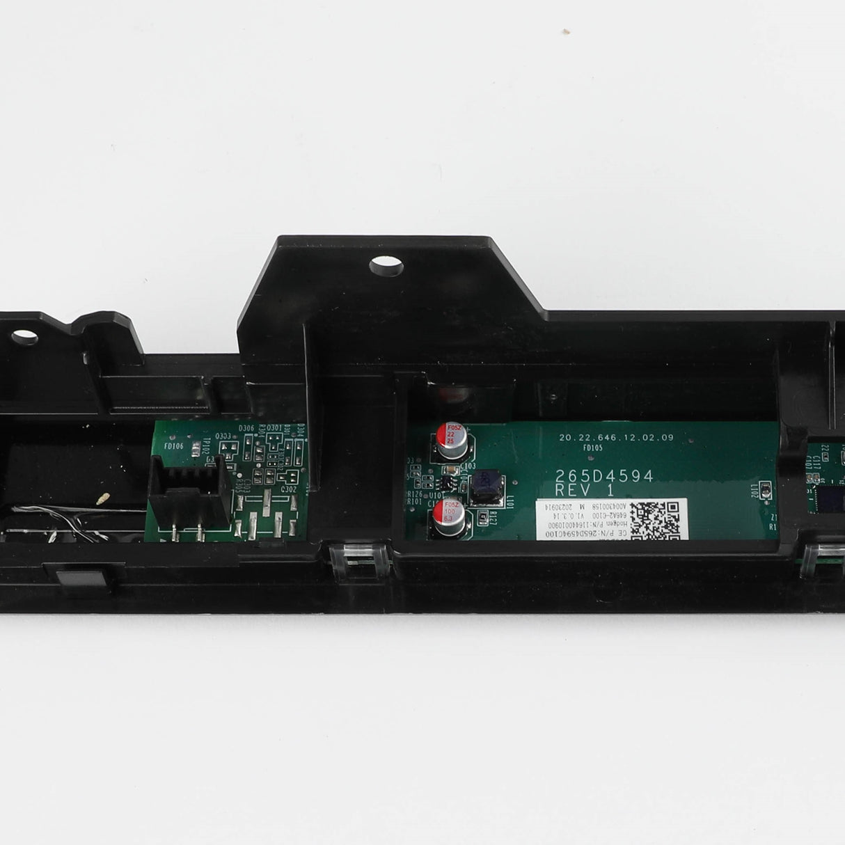 GE WD21X33550 Genuine OEM Console Cover And Configured Ui Board.