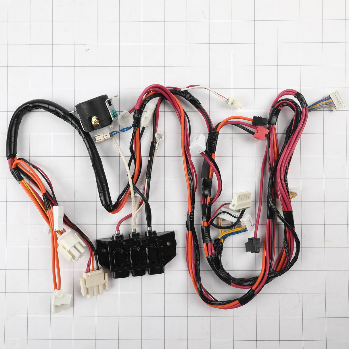 GE WE08X28730 Genuine OEM Main Harness W/3 Prong Oulet