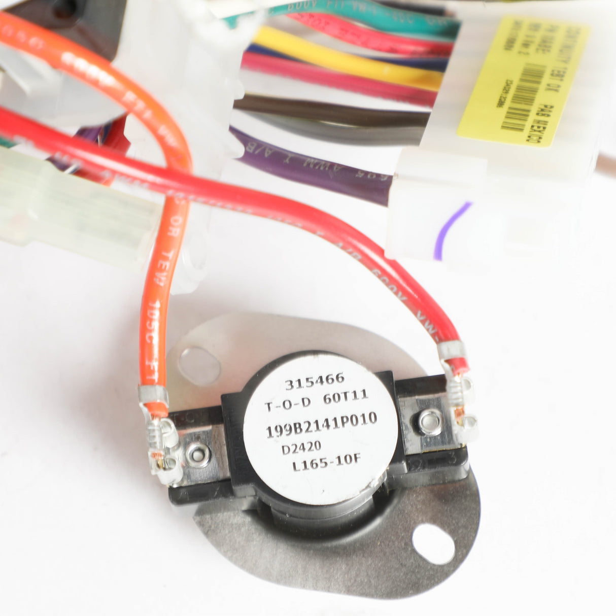 GE WE08X37198 Genuine OEM Main Harness Electric Tl Dryer 70