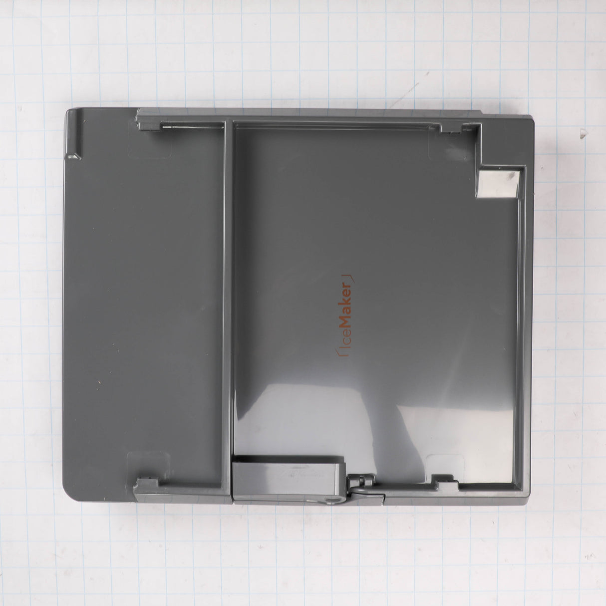 GE WR14X36439 Genuine OEM Gray Ice Box Door W/ Gasket And Latch