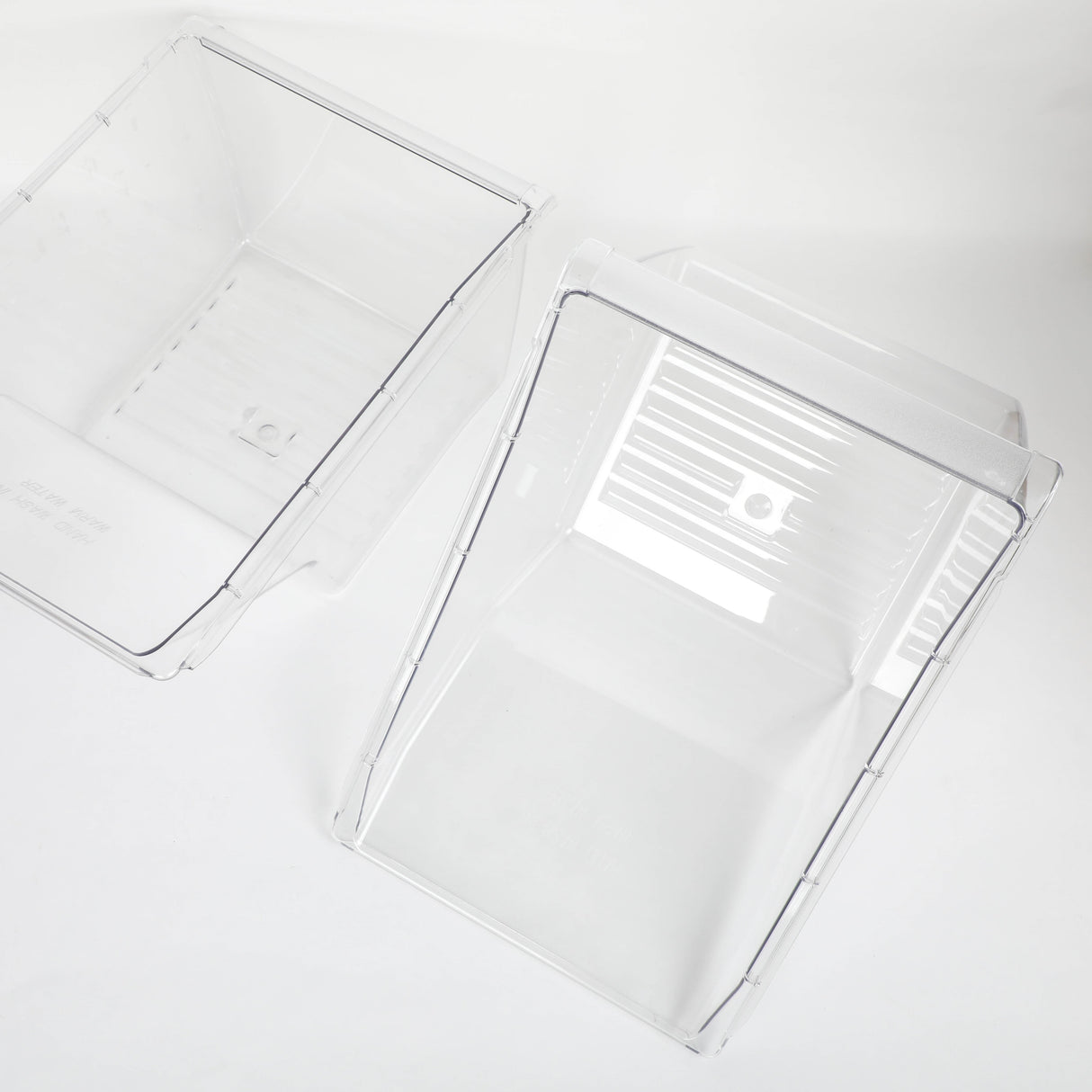 GE WR32X28708 Genuine OEM Vegetable Pan Clear Set