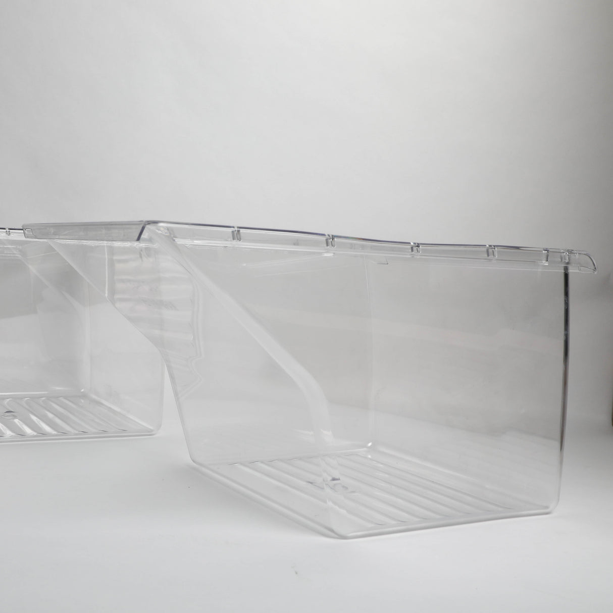 GE WR32X28708 Genuine OEM Vegetable Pan Clear Set