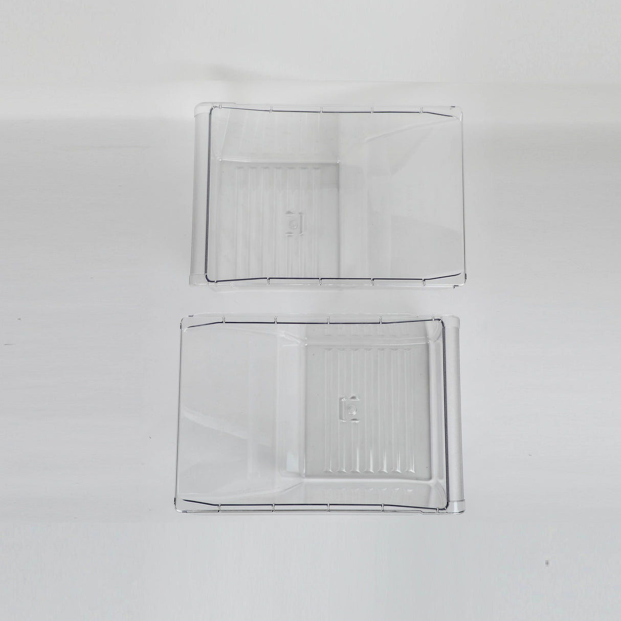 GE WR32X28708 Genuine OEM Vegetable Pan Clear Set