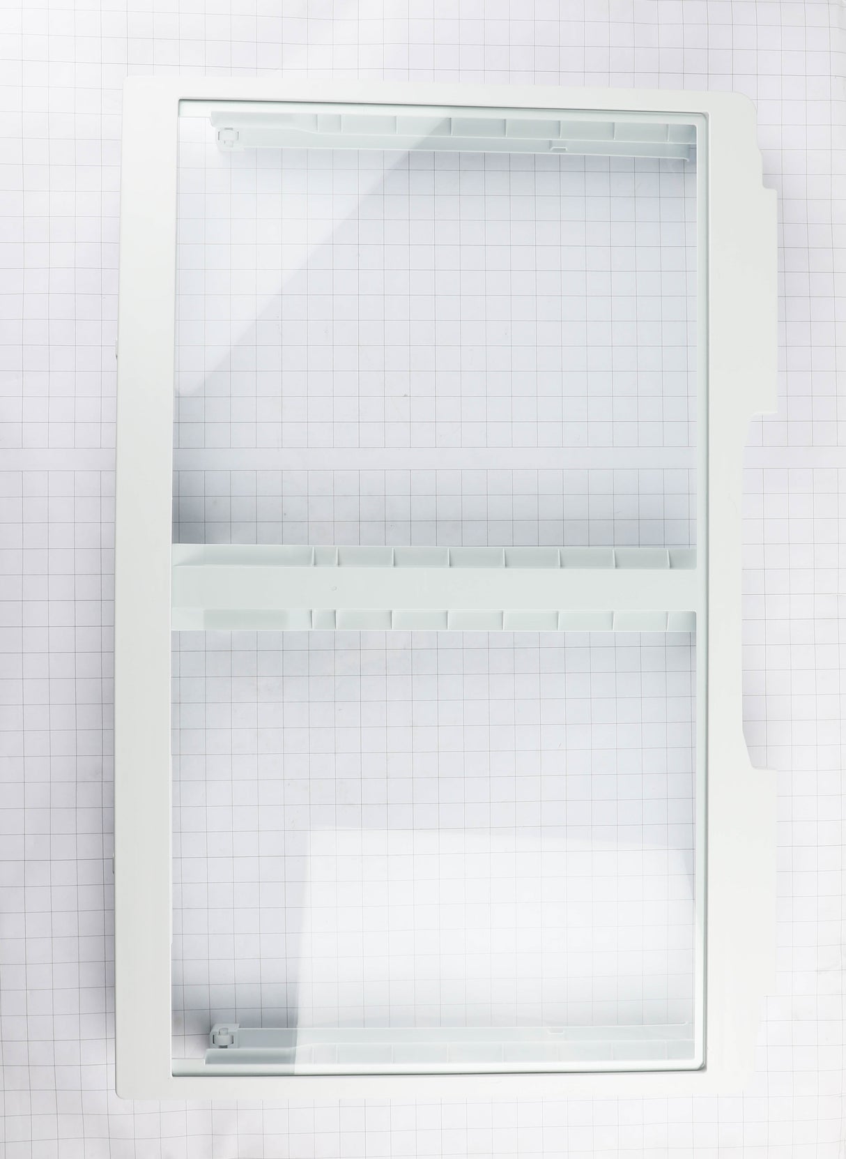 GE WR71X42029 Genuine OEM Vegetable Drawer Cover With Glass